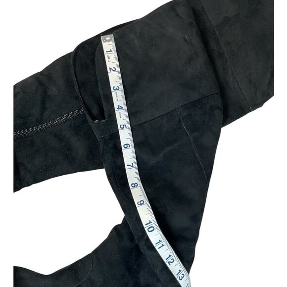 American Rag Cie Boots Womens Size 7.5 Adarra Over the Knee Tall Riding Black - Picture 14 of 16